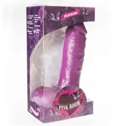 Pink room - anton dildo realístico lila 21.5 cm