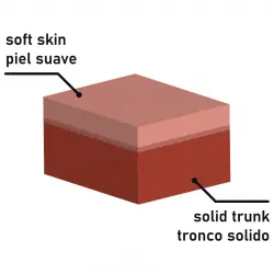 Rockarmy -tiger dildo realista dual density14 cm -o- 4.46 cm Rockarmy -tiger dildo realista dual density14 cm -o- 4.46 cm