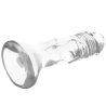 Dildo X Ray transparente tumbado, con la ventosa de la base
