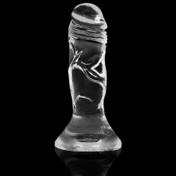 X ray - clear dildo transparente 12 cm -o- 2.6 cm