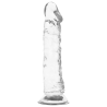 Dildo Xray Clear de 21 cm de frente