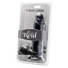 Get real - dildo 18 cm con testiculos negro - 2