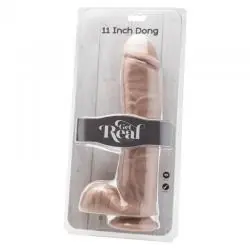Get real - dildo 28 cm con testículos natural