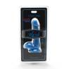 Get real - happy dicks dildo 12 cm con testiculos azul - 2