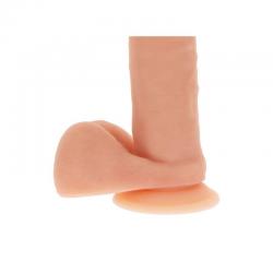 Get real - dildo silicona 20,5 cm con testículos natural