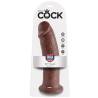 King cock 10" pene color marron 25.4 cm - 2