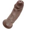 King cock 10" pene color marron 25.4 cm - 4