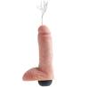King Cock Squirting 8 pulgadas con testículos eyaculando