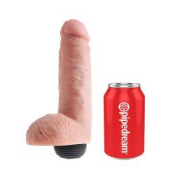 King cock - pene realístico eyaculador natural 20.32 cm