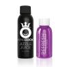 Jizzle Juice y limpiador Refresh incluidos con el King Cock Squirting 8 pulgadas con testículos