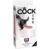 Caja del arnés King Cock con pene de 6 pulgadas
