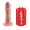 Pene King Cock de 6 pulgadas del set, junto a una lata