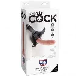King cock - harness con pene realístico natural 20.3 cm King cock - harness con pene realístico natural 20.3 cm