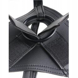 King cock - harness con pene realístico marrón 20.3 cm