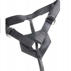 King cock - harness con pene realístico marrón 20.3 cm
