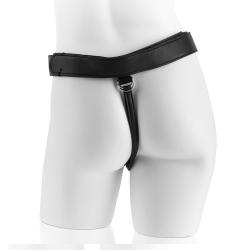 King cock - harness con pene realístico negro 22.9 cm