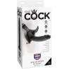 Caja del arnés King Cock con pene de 9 pulgadas negro