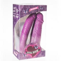 Pink room - arthus dildo realístico lila 17cm/15.5cm