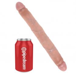 King cock - dildo doble natural 30 cm