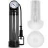 Bomba Pump Addicted RX9 negra y su funda masturbadora Pleasure Sleeve