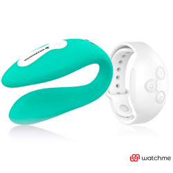 Wearwatch - vibrador dual technology watchme agua marina / níveo