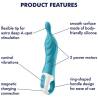 Satisfyer a-mazing 2 vibrador punto a - turquesa - 4