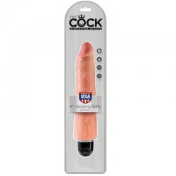 King cock - vibrador realístico stiffy 23 cm - natural