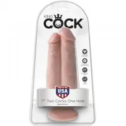 King cock - doble penetración 20.3 cm