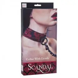 Calexotics - scandal collar con correa negra Calexotics - scandal collar con correa negra