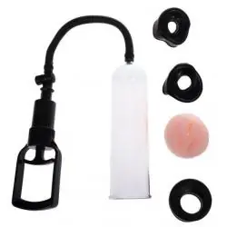 Precision pump with erection enhancer