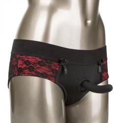 Calexotics - scandal set de braguitas sin entrepiernas con didlo talla s/m
