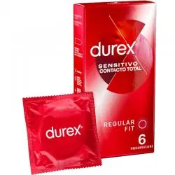 Durex sensitivo contacto total 6 uds