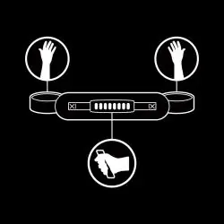 Fetish submissive - esposas con tirador con forro de neopreno Fetish submissive - esposas con tirador con forro de neopreno