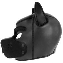 Darkness - máscara perro de neopreno con hocico extraíble m