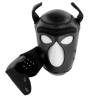 Darkness máscara perro de neopreno con hocico extraíble l - 4