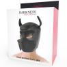 Darkness máscara perro de neopreno con hocico extraíble l - 6