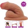 Pretty love - warnell dildo ultra realístico y elástico 9.5 cm mulato - 5