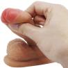 Pretty love - warnell dildo ultra realístico y elástico 9.5 cm mulato - 6