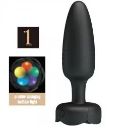 Pretty love - tarion plug anal con luz led 12.5 cm