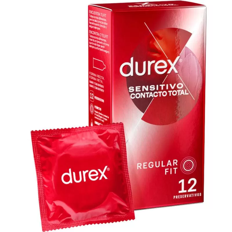 Durex sensitivo contacto total 12 uds Durex sensitivo contacto total 12 uds