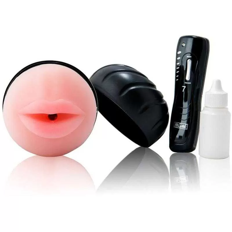 Boca masturbador con vibrador 7 ritmos