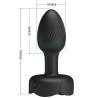 Pretty love - olman plug anal con luz led 8.8 cm - 5