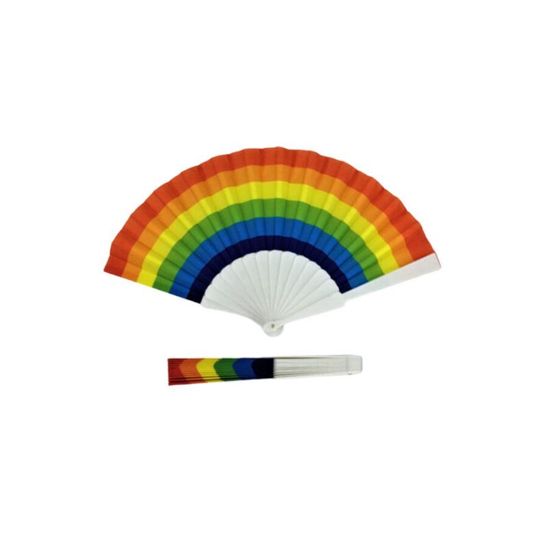Pride - abanico madera bandera arcoíris Pride - abanico madera bandera arcoíris
