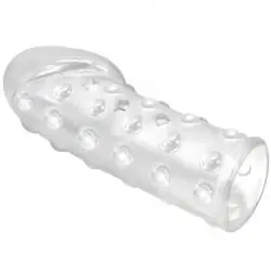 Pretty love - funda para pene apretada y voluminizadora transparente