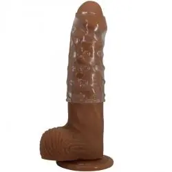 Pretty love - funda para pene apretada y voluminizadora transparente