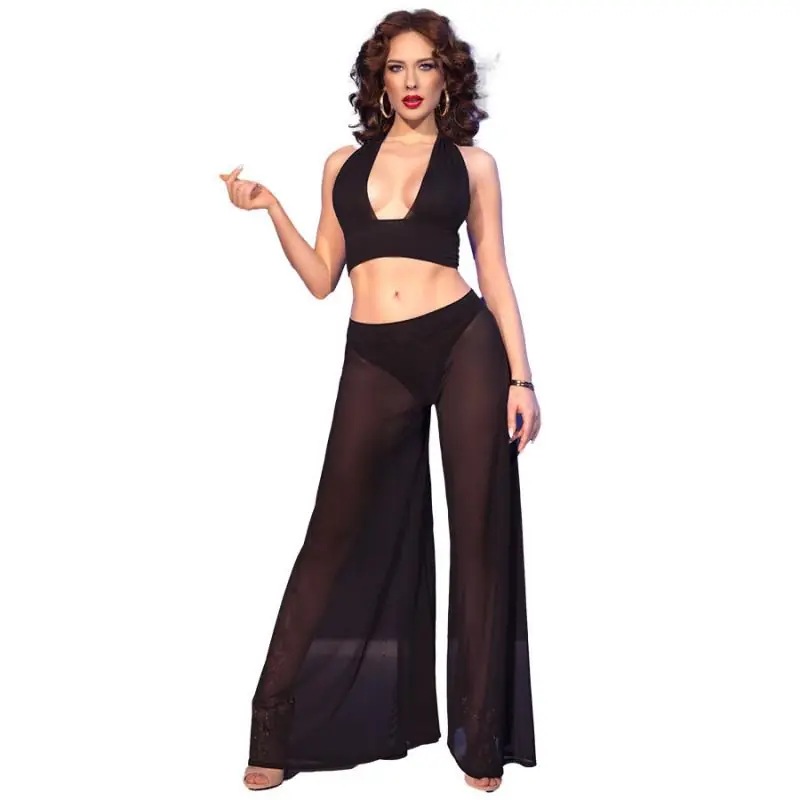 Chilirose - cr 4857 set top y pantalones negro talla s Chilirose - cr 4857 set top y pantalones negro talla s