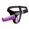 Arnes anal y vaginal femenino lila punto g 17cm - 1