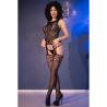 Chilirose - cr 4855 bodystocking negro s/l - 1
