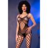 Chilirose - cr 4854 bodystocking negro s/l - 2