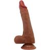 Dildo vibrador Baile Calisto de 25 cm, vista lateral